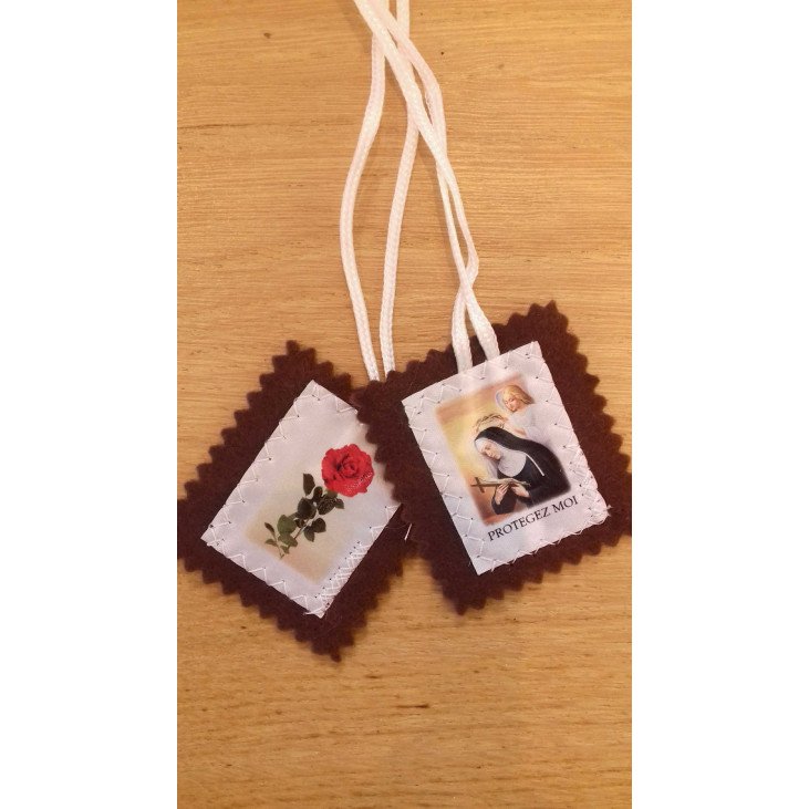 Scapulaire en tissu - Sainte Rita - Petit format