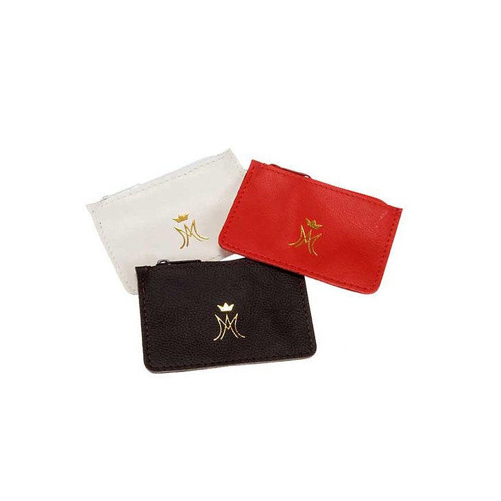 Pochette en cuir pour chapelet - Couleur au choix