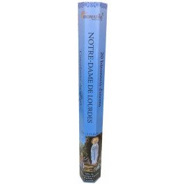 Encens naturel Notre-Dame de Lourdes tube de 20 bâtonnets