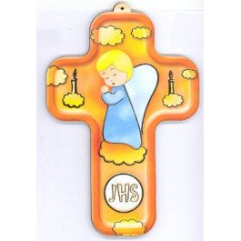 Croix enfantine - Petit ange Garçon