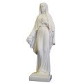 Statue de la Vierge aux Roses en albâtre - 25 cm