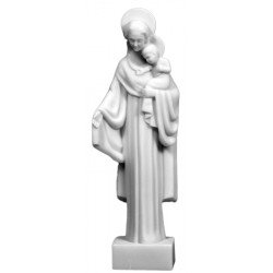 Statue de la Vierge des Foyers en albâtre - 15 cm