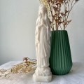 Statue de la Vierge de Lourdes en albâtre - 20 cm