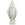 Statue de la Vierge Miraculeuse colorée en albâtre
