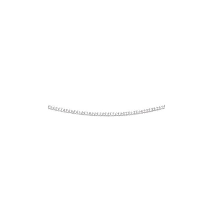 Chaîne maille gourmette 1,2 mm - 42-45 cm - Argent