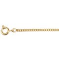 Chaîne maille gourmette 45 cm - 1,2 mm - Plaqué Or
