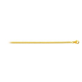 Chaîne maille gourmette en or 18 carats - 40 cm