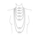 Chaîne maille forçat en or 18 carats - 45 cm