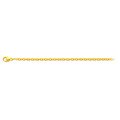 Chaîne maille forçat en or 18 carats - 50 cm