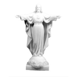 Statue Sacré-Coeur de Montmartre en albâtre
