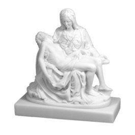 Statue de la Pieta en albâtre - 18 cm