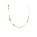Collier chapelet de la Médaille Miraculeuse en or 18 carats