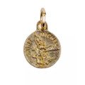 Médaille de Saint Michel -  en métal doré - 12 mm