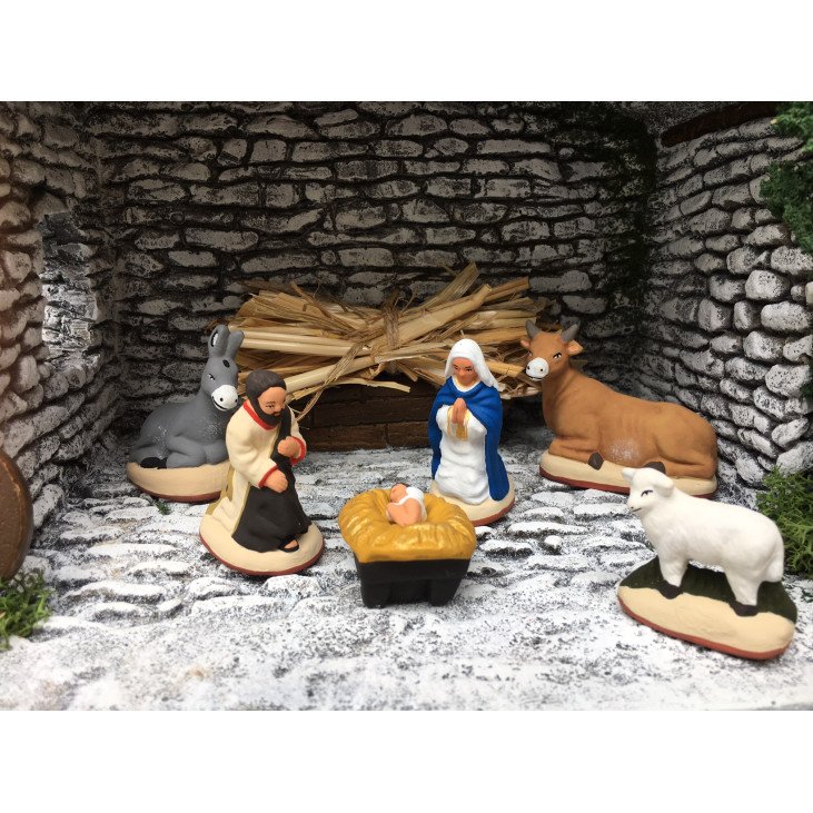 Crèche de Noël complète - Le Moulin à l'huile