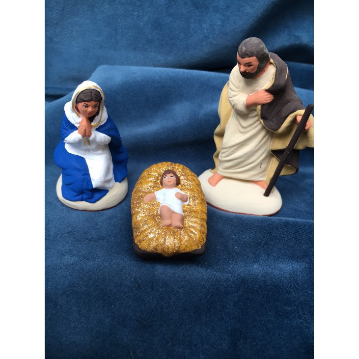 Sainte Famille 3 santons - Le Moulin à Huile