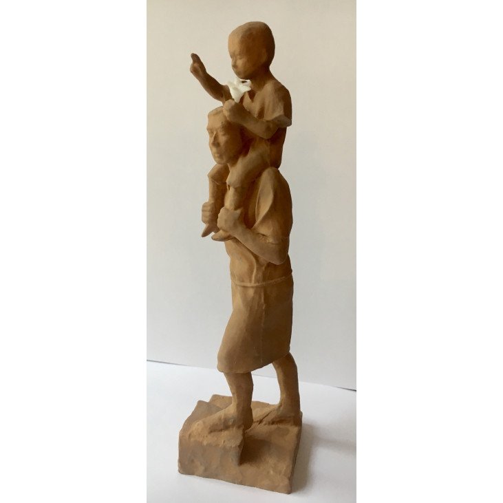 Statue Saint Joseph de la Marche de Cotignac - couleur