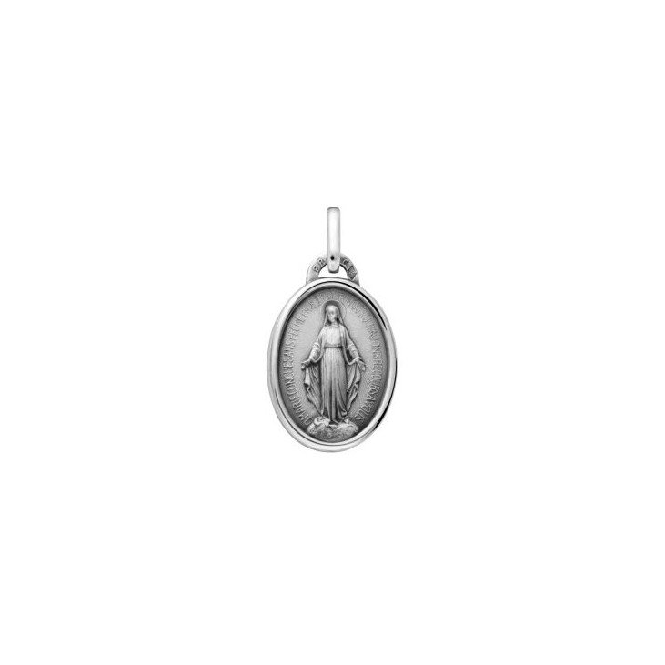 Médaille Miraculeuse bord poli - Argent