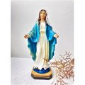 Statue de la Vierge Miraculeuse brune - résine