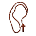Chapelet en bois sur corde - Fatima - 36 cm