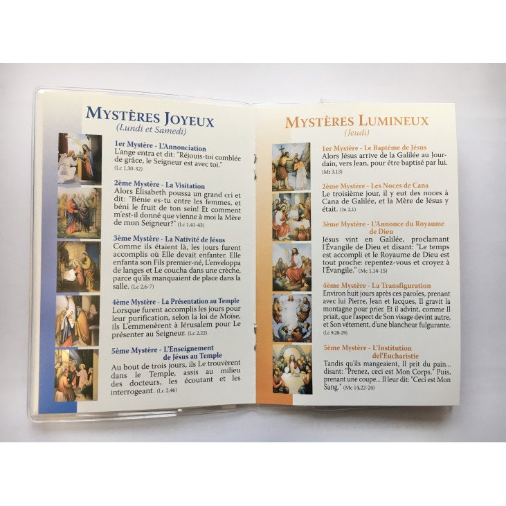 Chapelet + livret du rosaire