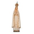 Statue de Notre-Dame de Fatima - bois polychrome - 16 cm