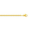 Chaîne maille forçat en 18 carats - 1.5 mm - 40 cm