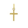 Croix fine 14 mm en or 18 carats