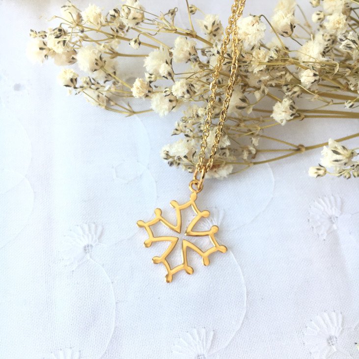 Croix occitane - Plaqué or