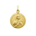 Médaille de Sainte Thérèse en or 18 carats