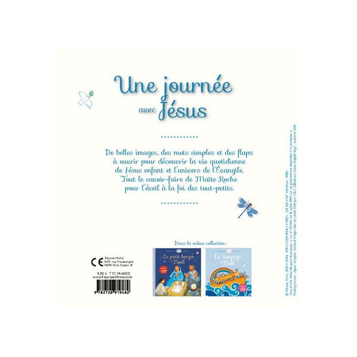 Livre Une journée avec Jésus - flip flap - Maïté Roche