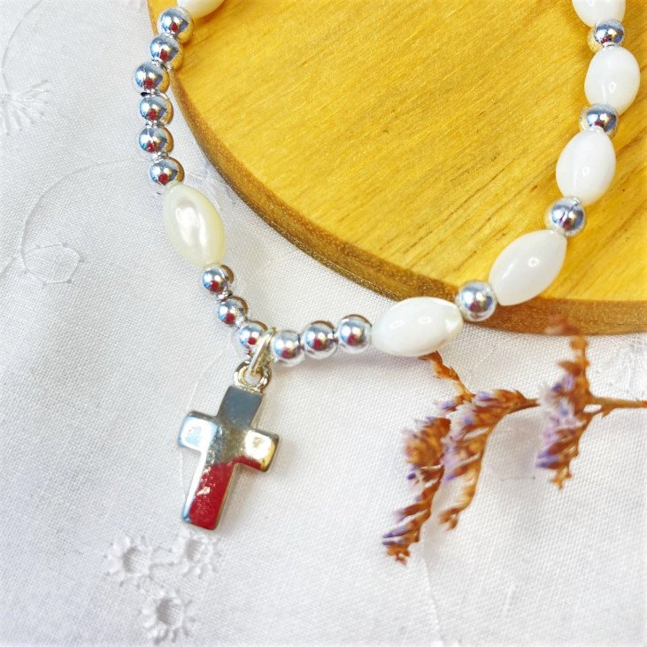 Bracelet dizainier en nacre