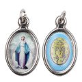 Médaille Vierge Miraculeuse - résine couleur