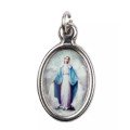 Médaille Vierge Miraculeuse - résine couleur