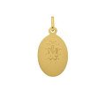 Médaille Miraculeuse gravable en or 18 carats