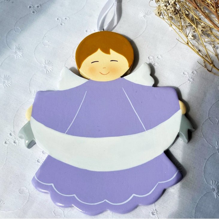 Ange gardien en bois