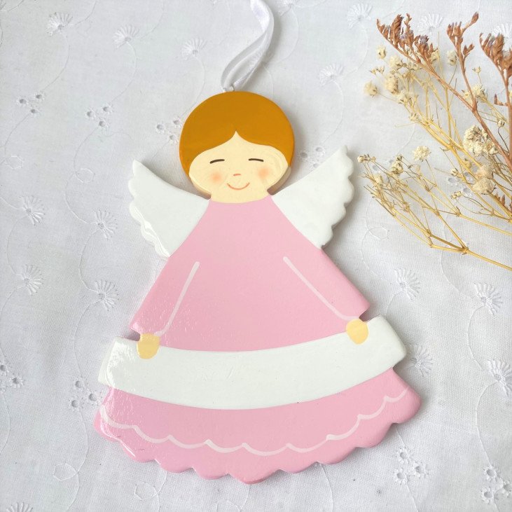 Ange gardien en bois