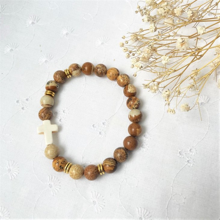 Bracelets religieux en pierres fines