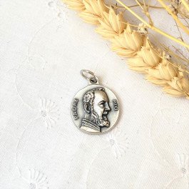 Médaille Padre Pio - 18 mm - Métal