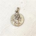 Médaille de Saint Christophe bord plat - 14 mm