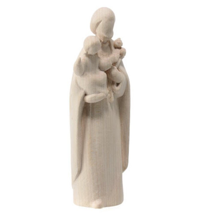 Statue Saint Joseph et l'Enfant Jésus en bois