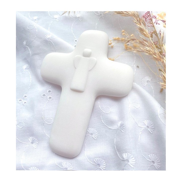 Croix Emany en albâtre - croix de l'ange