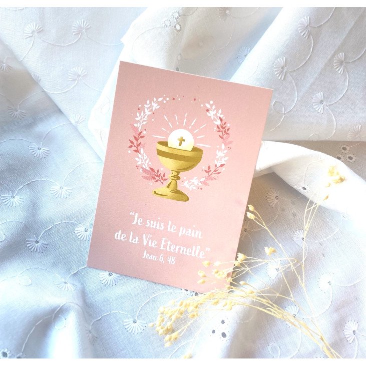 Cartes de Première Communion - Je suis le pain