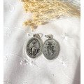 Médaille Miraculeuse 22 mm en métal argenté