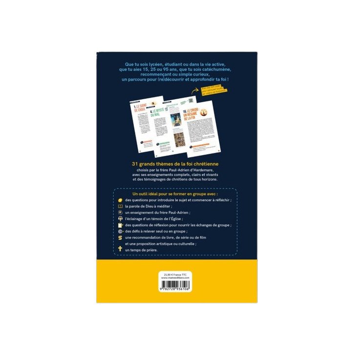 Je crois en Dieu – Connaître la foi chrétienne - Parcours 15 ans et plus