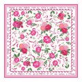 Foulard Vivre d'Amour écru - 50 cm