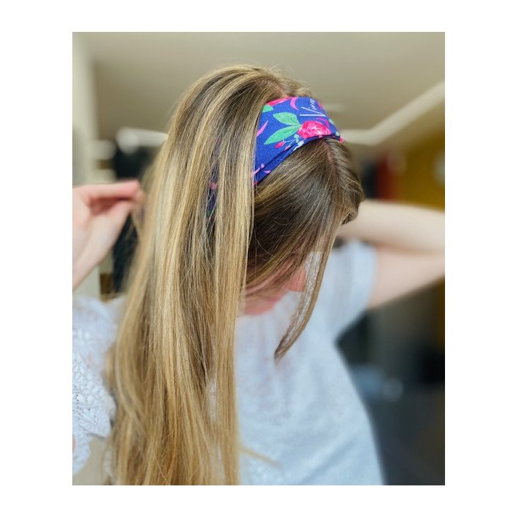 Foulard Vivre d'Amour Violet - 50 cm