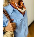 Foulard Ancolie Caramel - 50cm - Caladia
