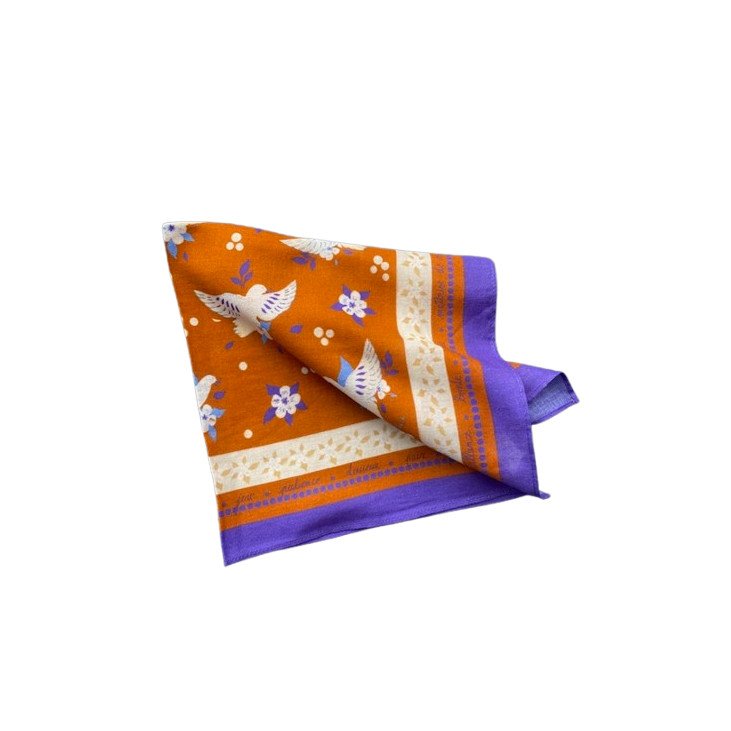 Foulard Ancolie Caramel - 50cm - Caladia