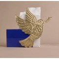 Ex-voto Colombe de la paix en laiton doré - Resplandor