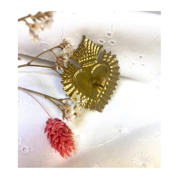 Clou décoratif de bougie Coeur brûlant - Resplandor